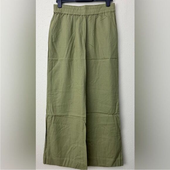 NWT Andie Swim The Madeira Pant - Linen Ivy Size M - Picture 1 of 9